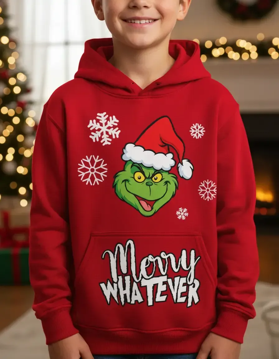 Imagen de Buzo Grinch Navidad Saco Con Capota